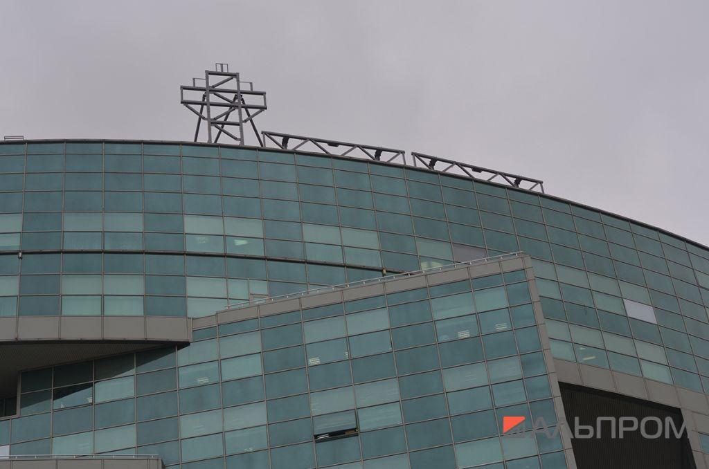 rn28 Вывеска нефтяной компании Роснефть в Самаре сделана в Альпром