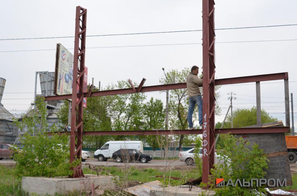 Демонтаж наружной рекламы